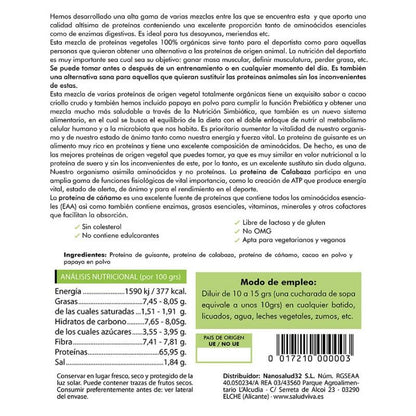 Salud Viva Activity Mezcla Proteínas al Cacao 500g