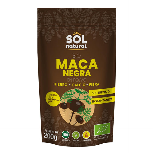 Maca negra en polvo bio Sol Natural 200 g