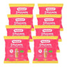 Pack 8 x Smilitos, Gusanitos de Fresa y Platano ECO Smileat, 25 g