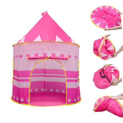 Well Home Tienda De Juego De Castillo De Princesa Rosa Ø105x125cm_2