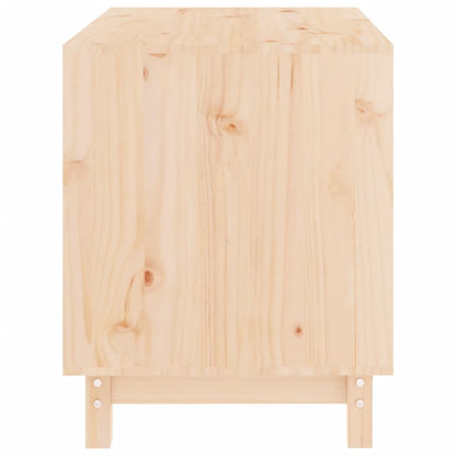 Caseta Para Perros Madera Maciza De Pino 70x50x62 Cm_4