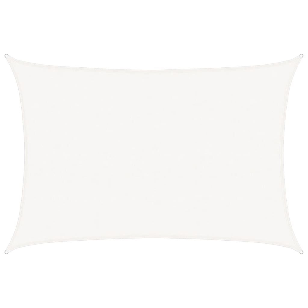 Vidaxl Toldo De Vela Blanco Hdpe 160 G/m² 5x7 M_0