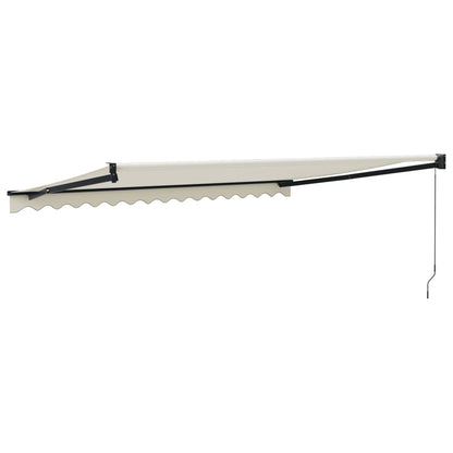 Toldo Retráctil Aluminio Y Tela Color Crema 4,5x3 M_4