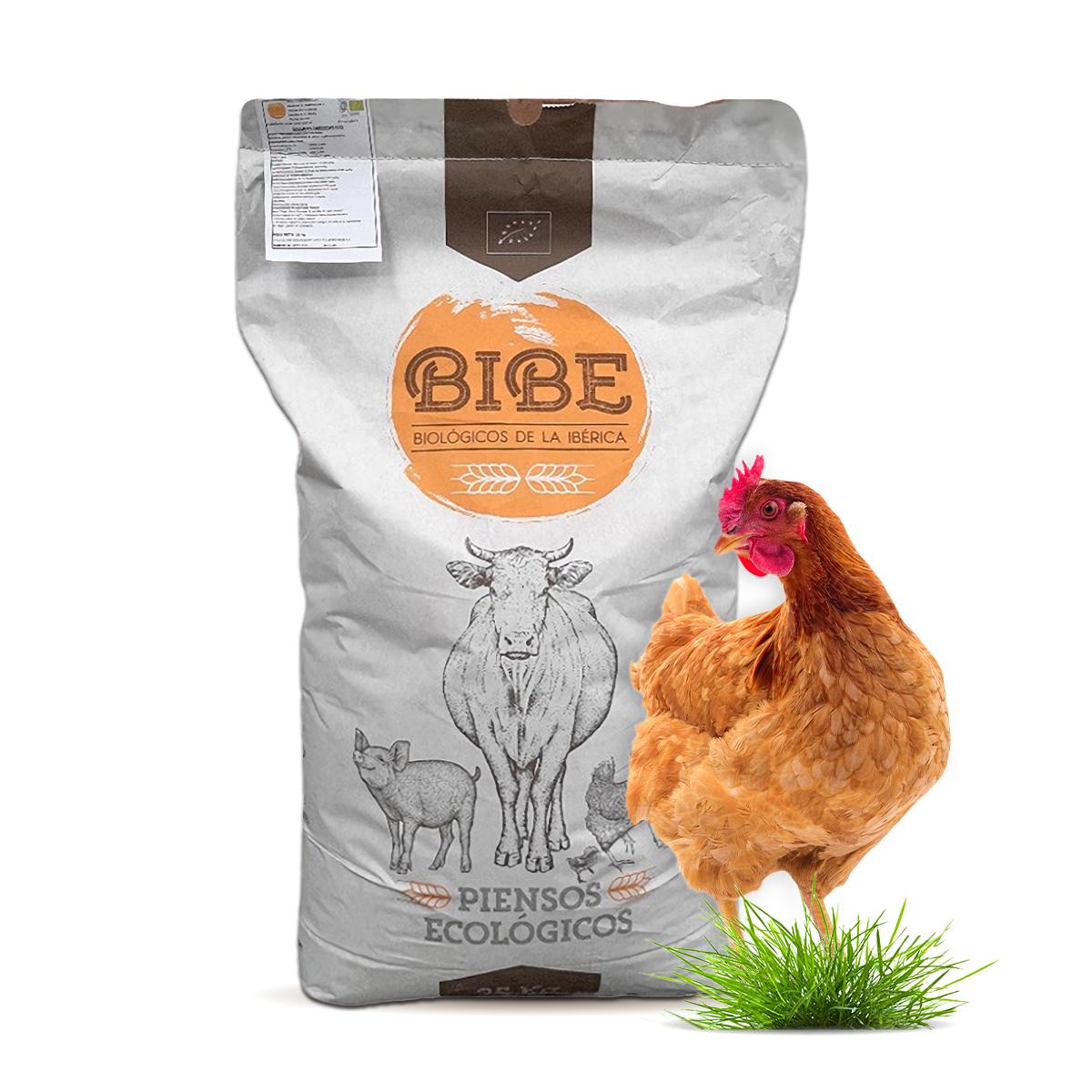 Pienso gallinas camperas ecológico 25 Kg