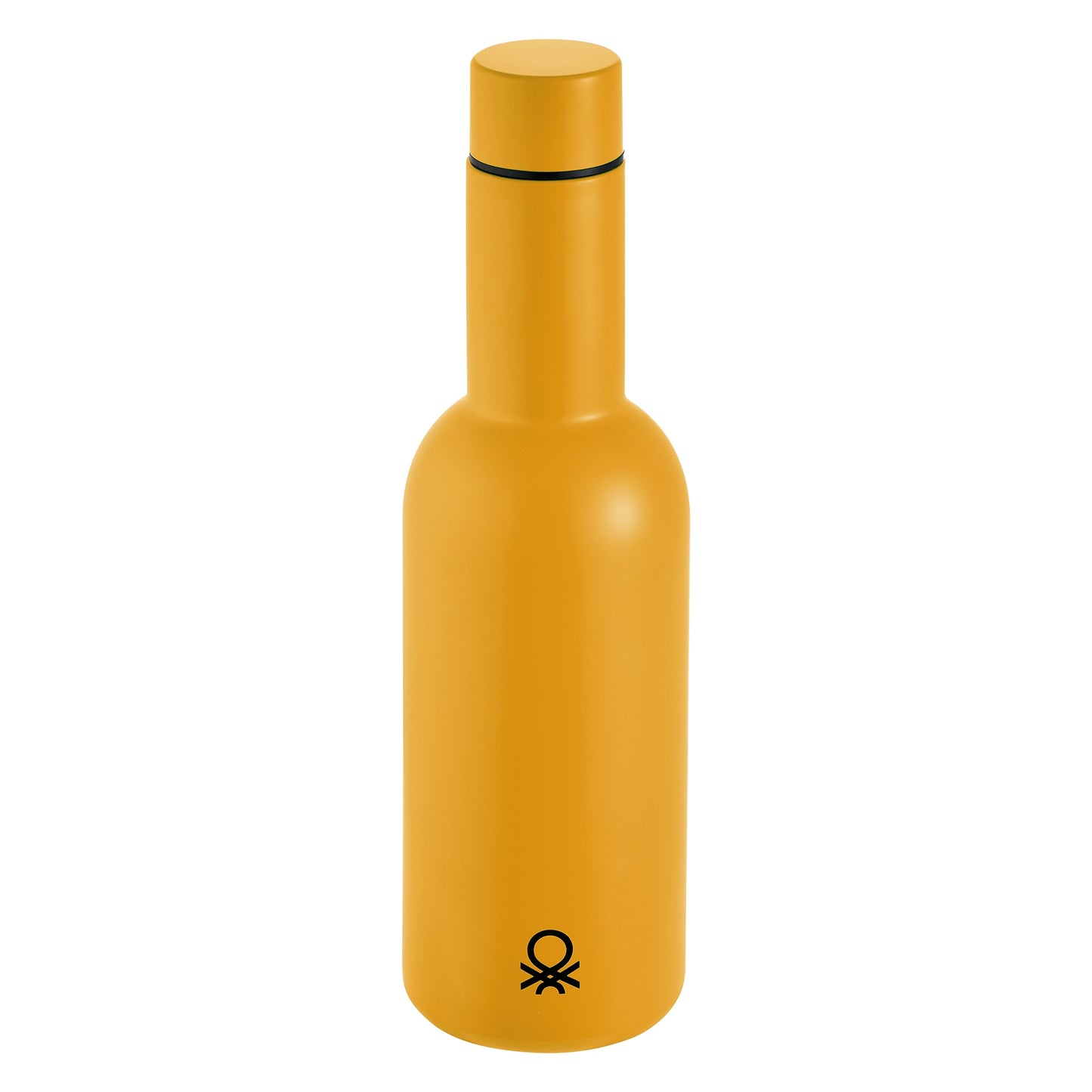 Botella De Agua 550ml Acero Inoxidable Amarilla Casa Benetton_0