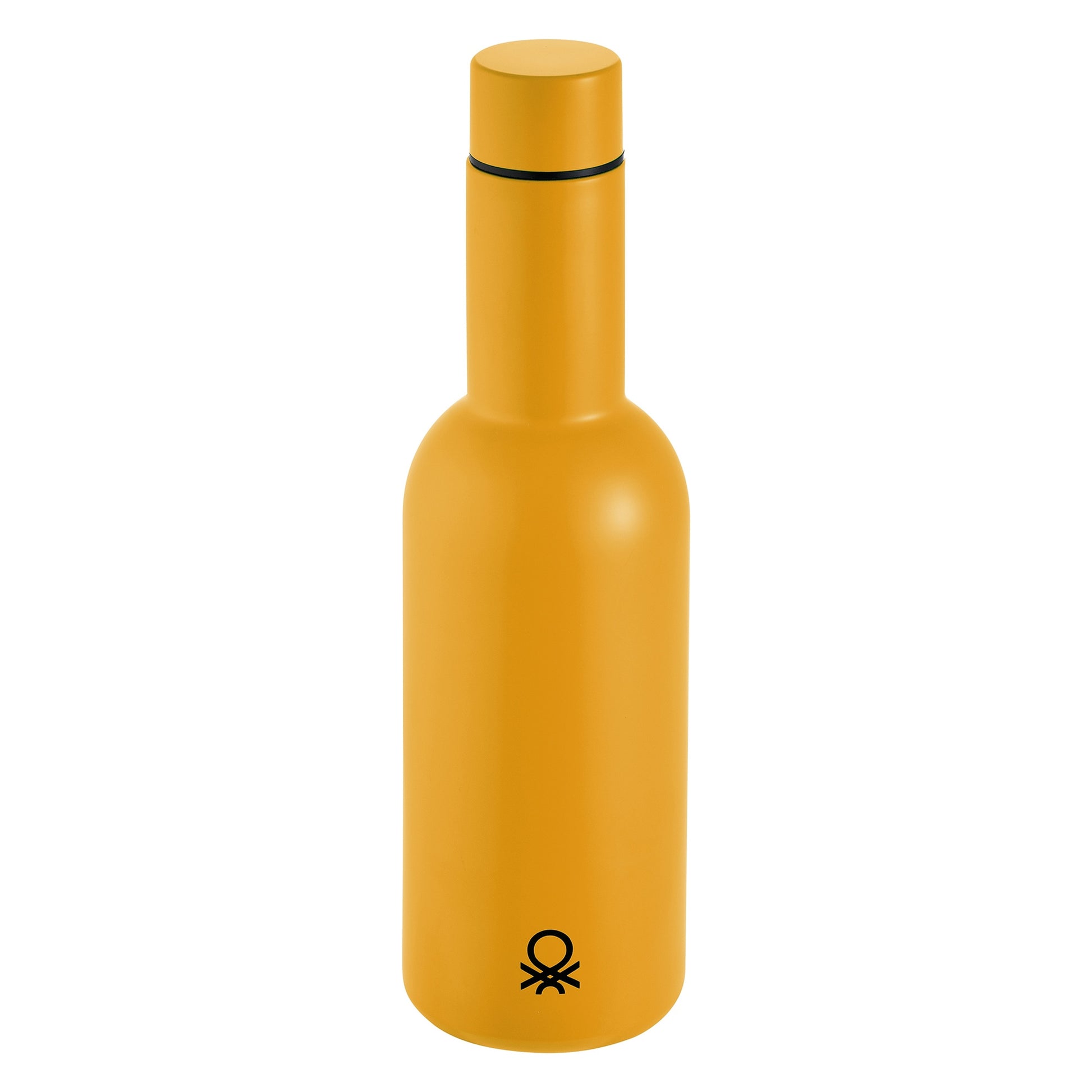 Botella De Agua 550ml Acero Inoxidable Amarilla Casa Benetton_0