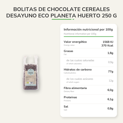 Información nutricional
