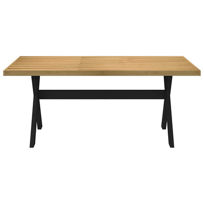 Mesa Comedor Noain Patas Forma X Madera Maciza Pino 180x90x75cm_1