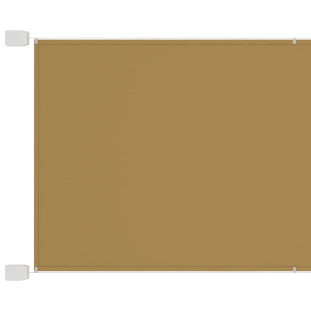 Vidaxl Toldo Vertical Beige 250x360 Cm Tela Oxford_0