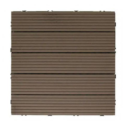 Pack 5 Baldosas de composite Durafloor 50x50 Dioco Chocolate 1,25 m2