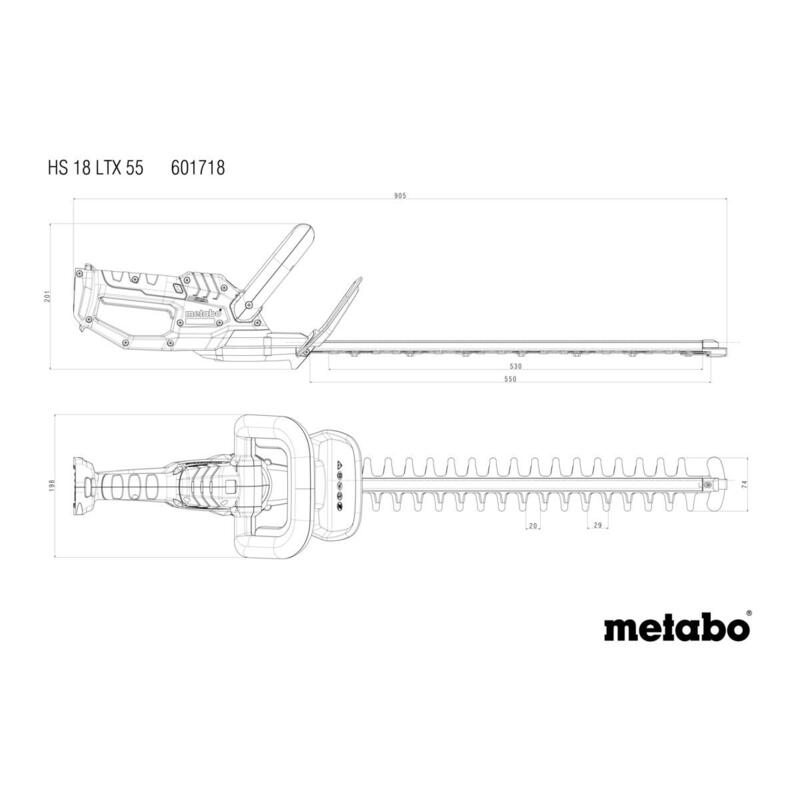 Metabo Hs 18 Ltx 55v Akku-heckenschere_1