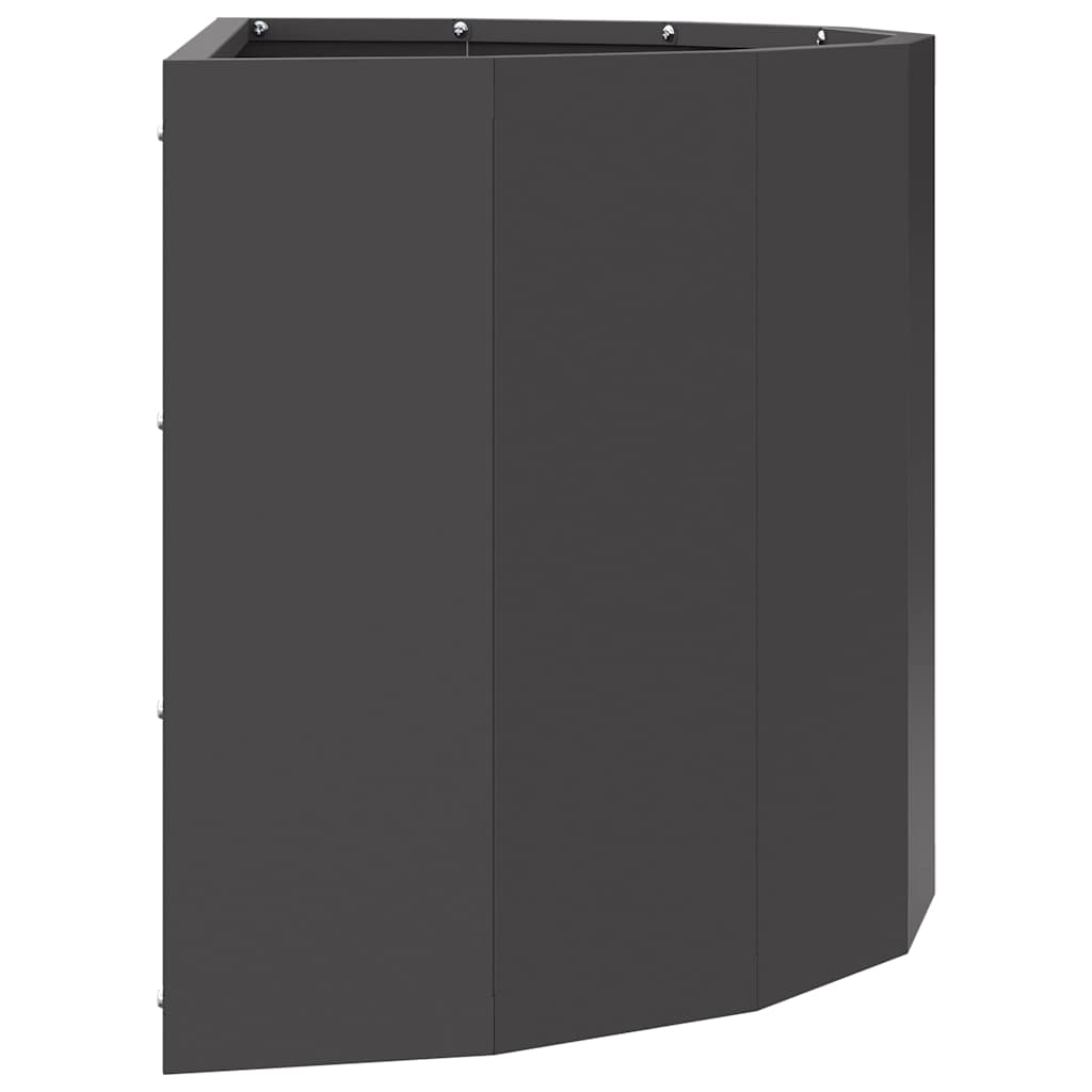 Jardinera Negro 60 X 30 X 35 Cm Acero_5