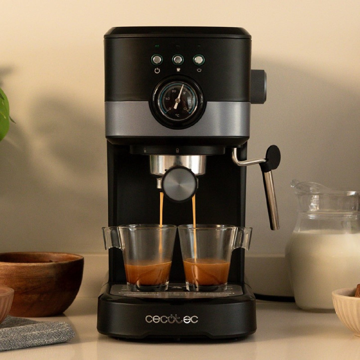 Cecotec Cafetera Express Power Espresso 20 Pecan Pro_1