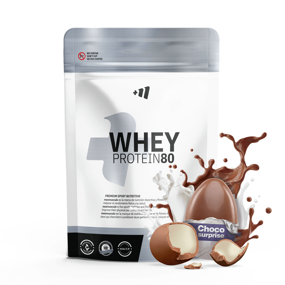 Whey Protein80 - 1kg - Choco Surprise (huevo De Chocolate) - Aumenta La Masa Muscular - Masmusculo_0