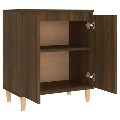 Aparador De Madera Contrachapada Roble Marrón 60x35x70 Cm / Vetonek_1