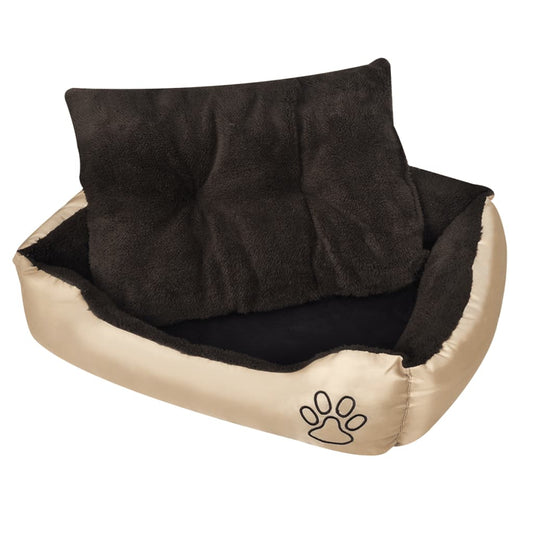 Vidaxl Cama Para Perro Con Cojín Acolchado Talla M_0