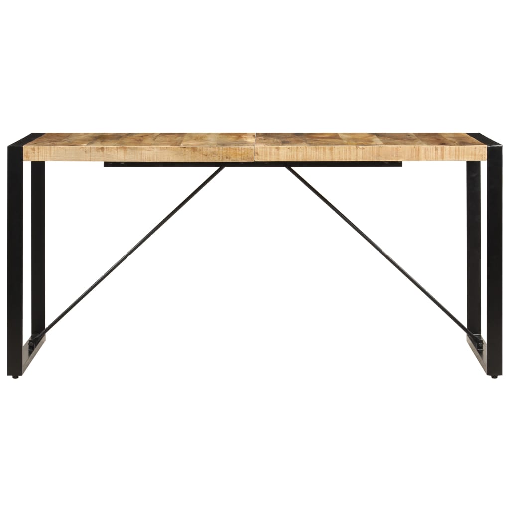 Mesa De Comedor De Madera Maciza De Mango 160x80x75 Cm_1