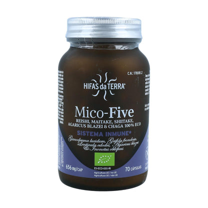 Mico five BIO +Chaga Hifas da Terra Nueva form. 70 cápsulas