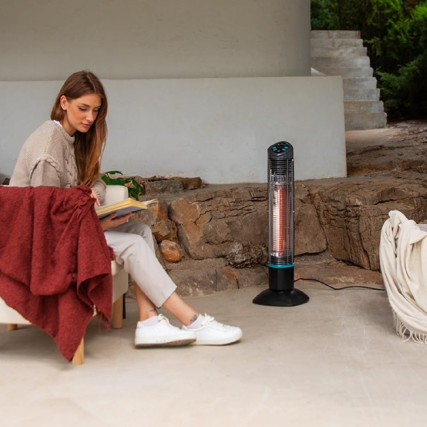Cecotec Calefactor De Exterior Readywarm 1000 Power Tower_1