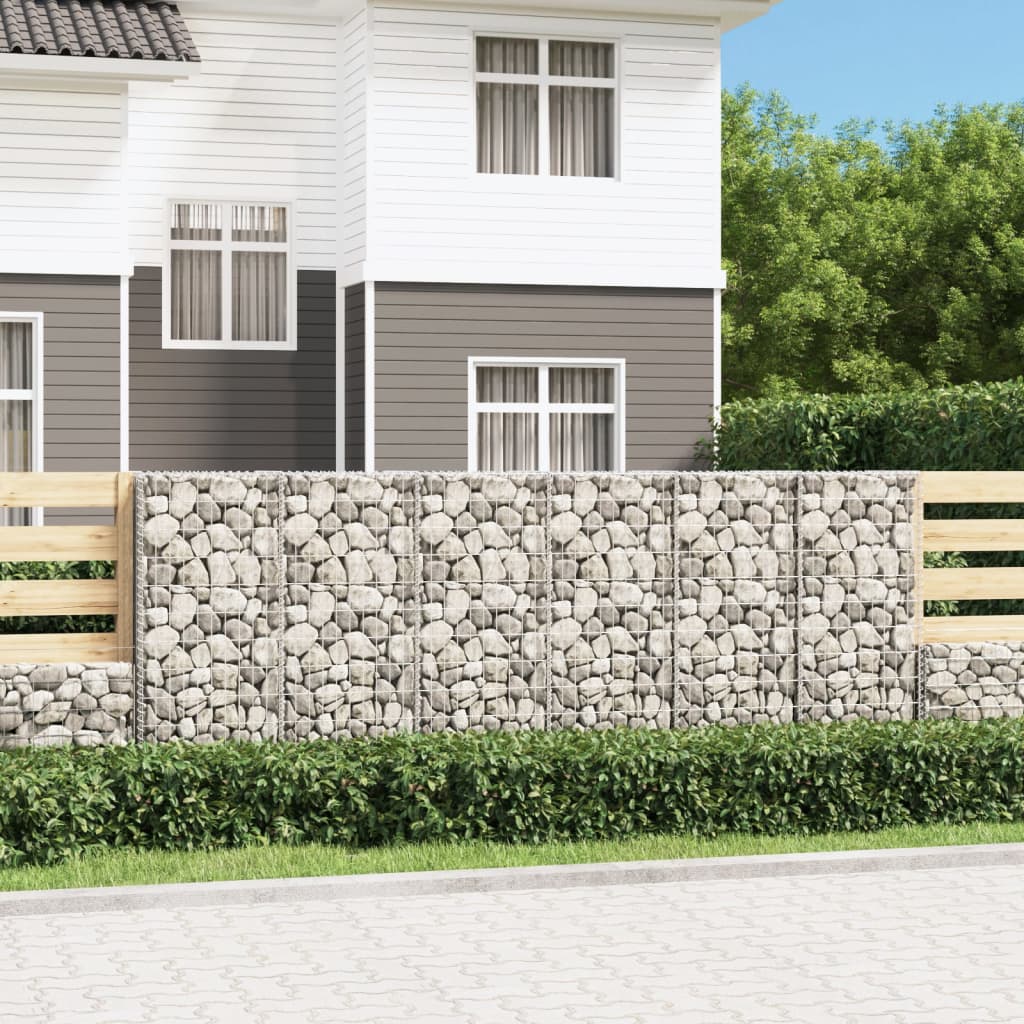 Muro De Gaviones Con Cubiertas Acero Galvanizado 300x50x100 Cm / Vetonek_3