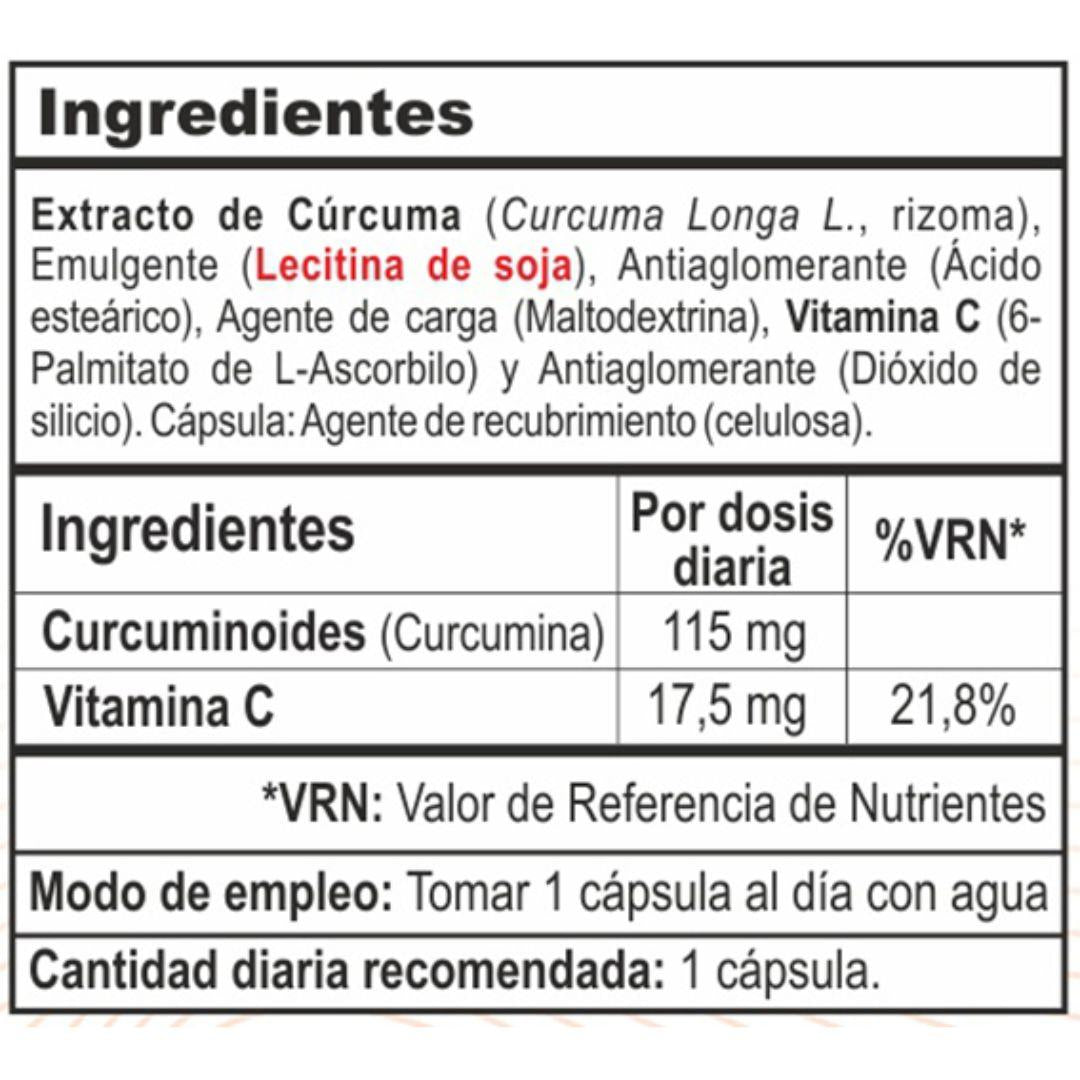 Longvida Cúrcuma Optimizada Vbyotics 60 cápsulas vegetales