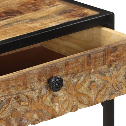 Mesa Consola De Madera Maciza De Mango 100x35x75 Cm_4