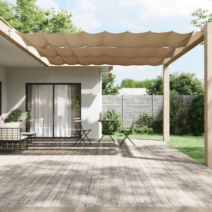 Vidaxl Toldo Vertical Tela Oxford Gris Taupé 100x420 Cm_1