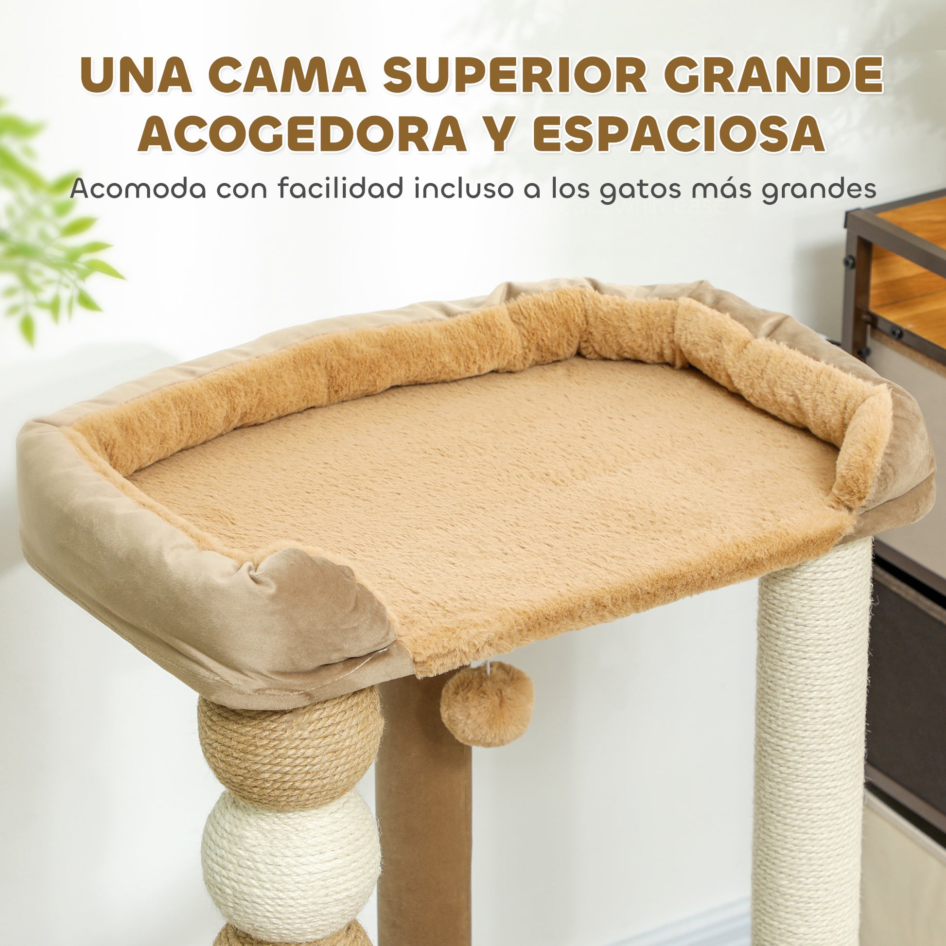 Pawhut Árbol Rascador Para Gatos_3
