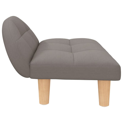 Cama Para Perros De Tela Gris Taupe 70x52x30 Cm / Vetonek_5