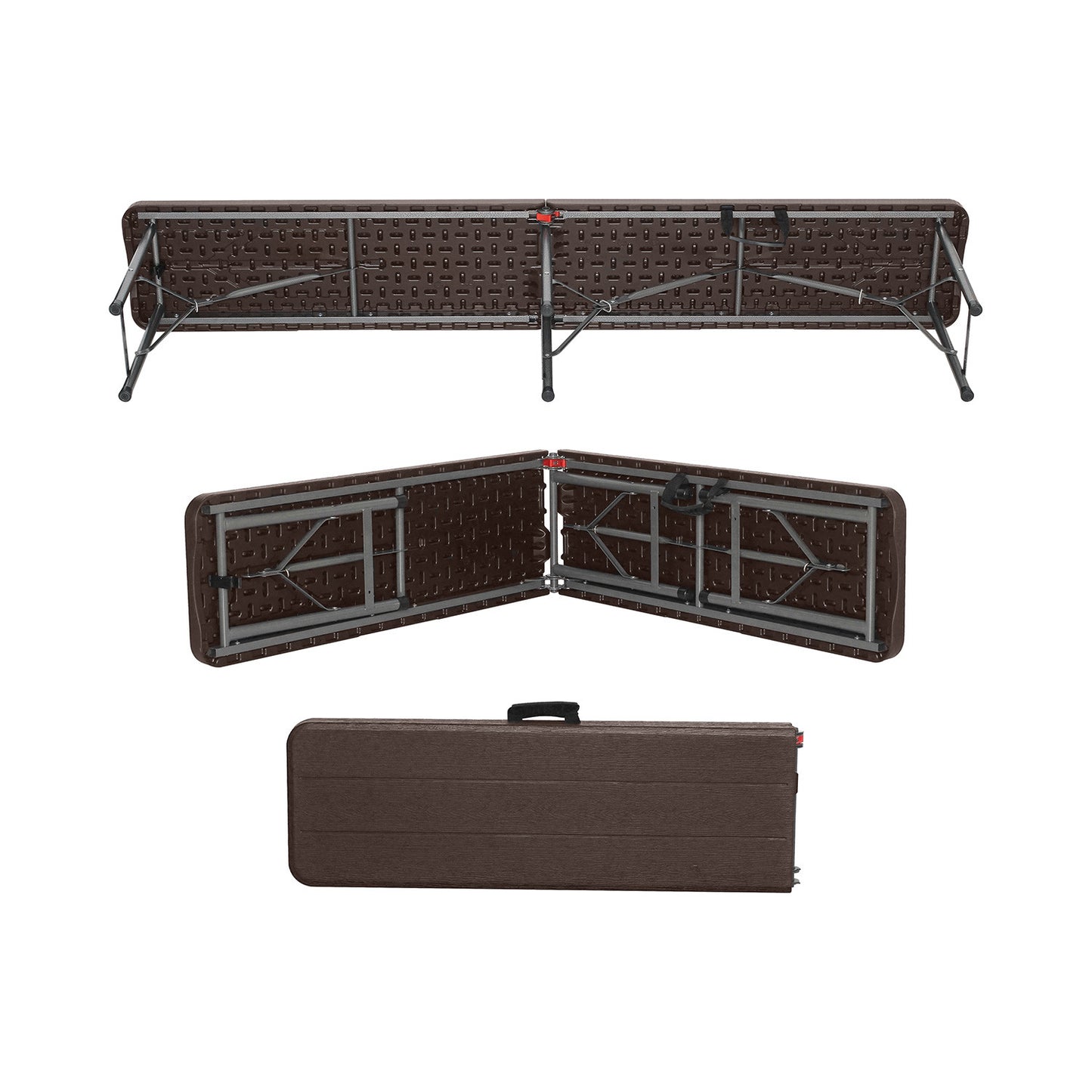 Pack 2 Bancos Plegables Catering 180x30x43cm O91_5