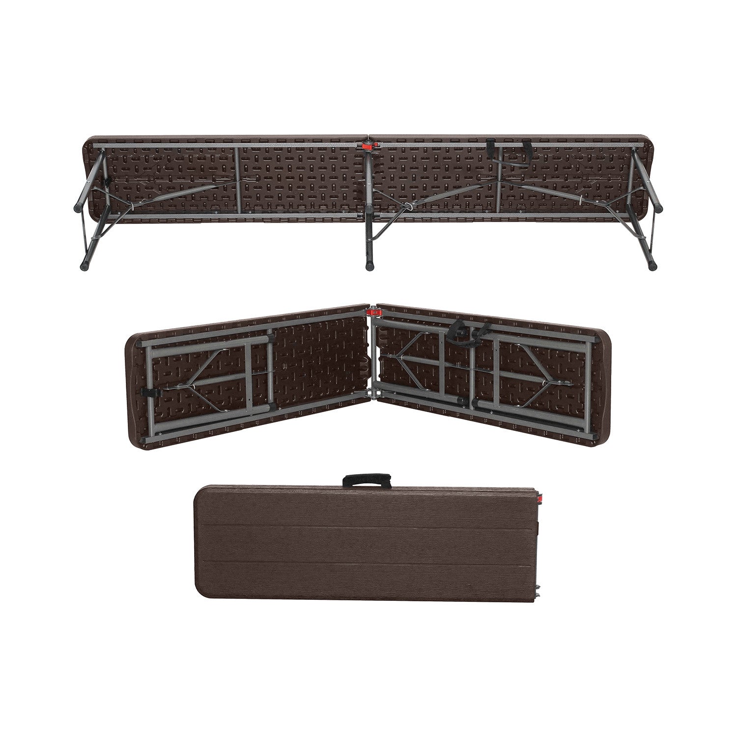 Pack 2 Bancos Plegables Catering 180x30x43cm O91_5