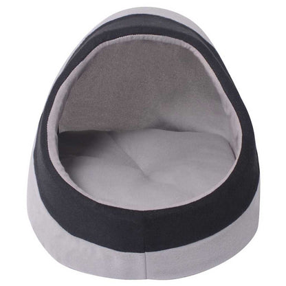 Vidaxl Cama Cubo Para Gatos Tamaño M Gris Y Negra_1