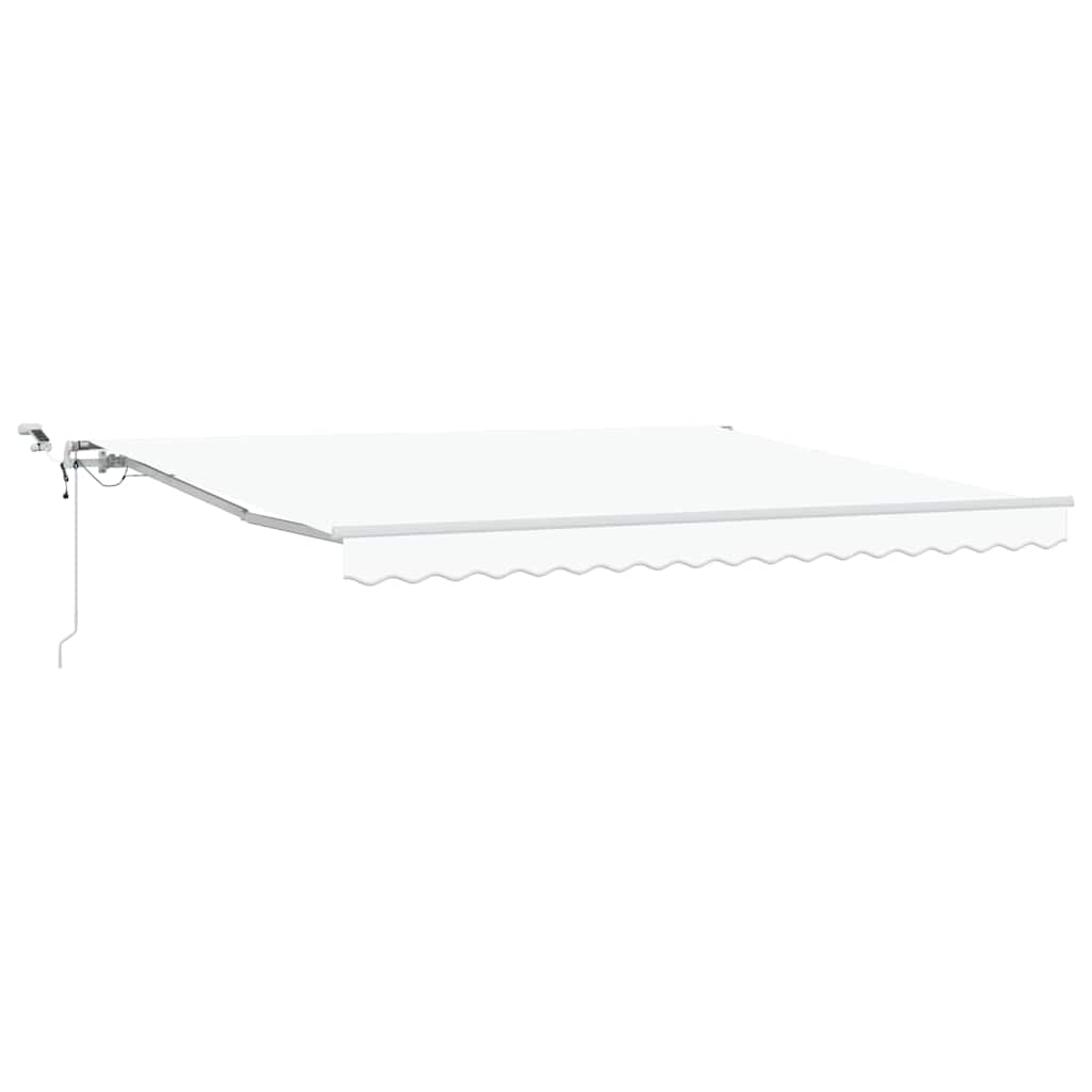 Toldo Retráctil Blanco 400 X 300 Cm Poliéster_0
