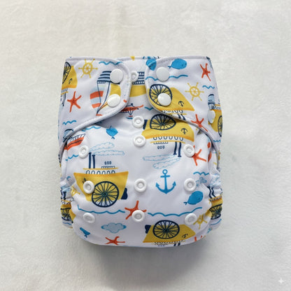 Kit Prueba Pañal Tela Recién Nacido Bambú Carbonizado Adznadons Hasta 3.2kg Insertos Biodegradables Bolsa Impermeable_1