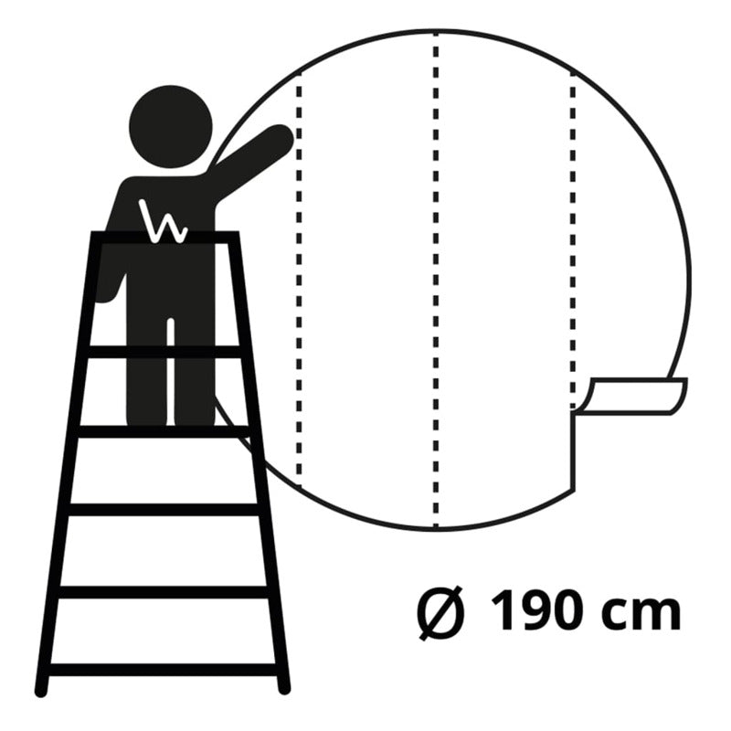 Wallart Círculo De Papel Pintado The Night Watch 190 Cm_5