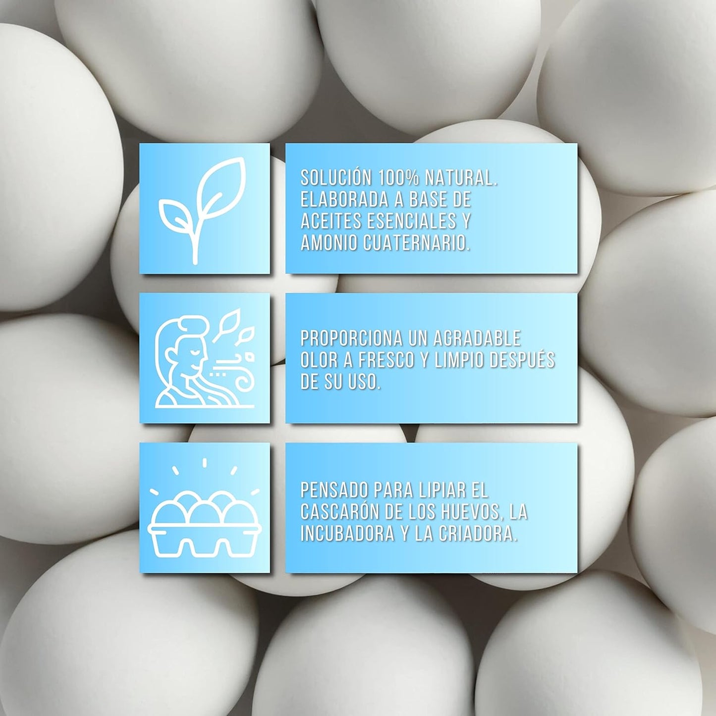 Ovaclean - Desinfectante Para Limpiar Huevos Y Material De Incubación_1