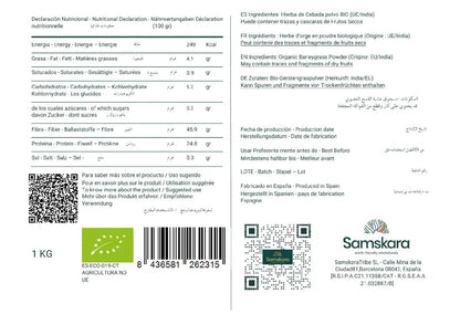 Hierba De Cebada En Polvo Bio - 250g_1