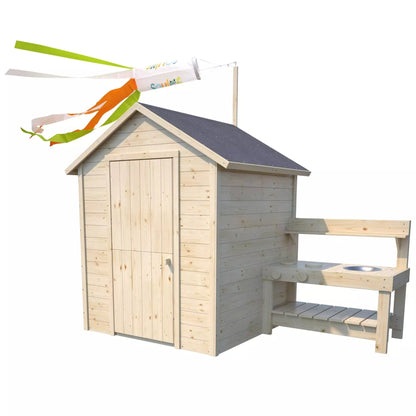 Casita infantil de madera con cocina Jasmine Soulet