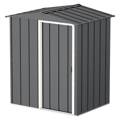 Caseta Jardín Eco Elche 5×4 Metal Gris Antracita_0
