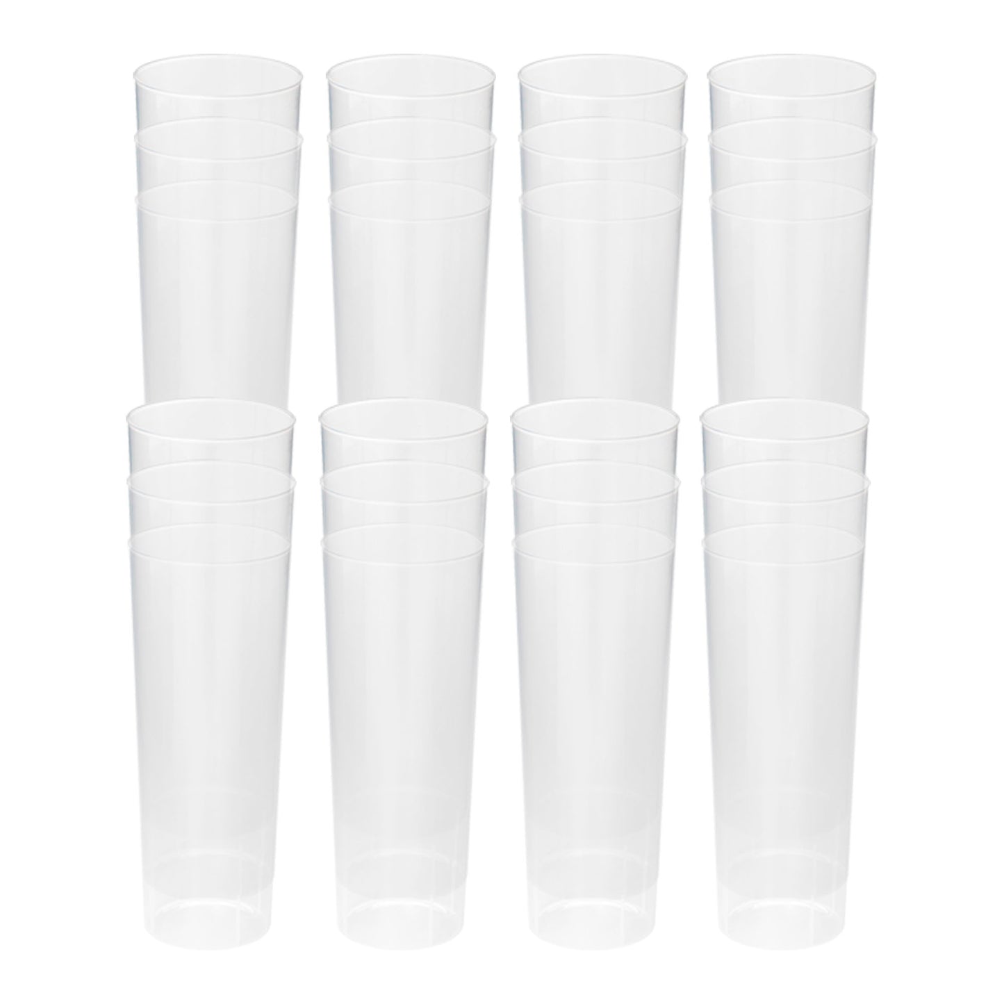 Pack De 24 Vasos Tubo Reutilizable 315ml