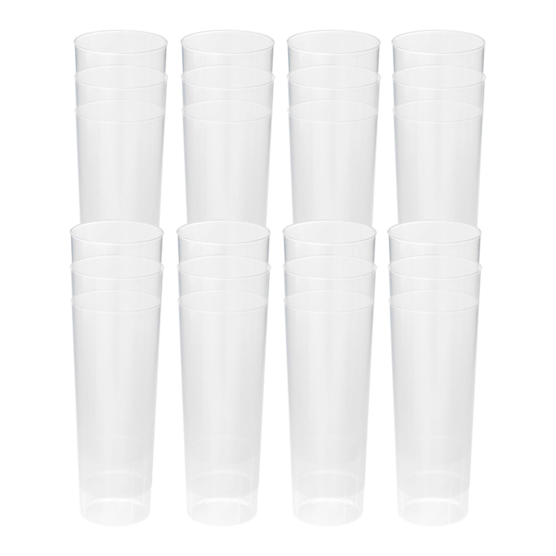 Pack De 24 Vasos Tubo Reutilizable 315ml