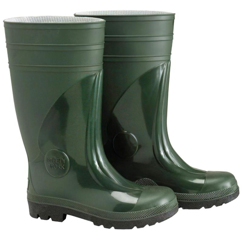 Botas Goma Altas Verdes Seguridad Nº 40 (par)_0