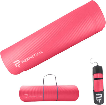 Esterilla De Yoga Y Pilates Antideslizante De 10mm Perpetual Con Correa Y Bolsa De Transporte_0