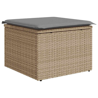Set De Sofás De Jardín Y Cojines 8 Piezas Ratán Sintético Beige / Vetonek_3