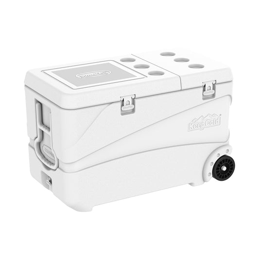 Nevera Keepcold Deluxe Con Ruedas - 102,2 L - Blanco_0