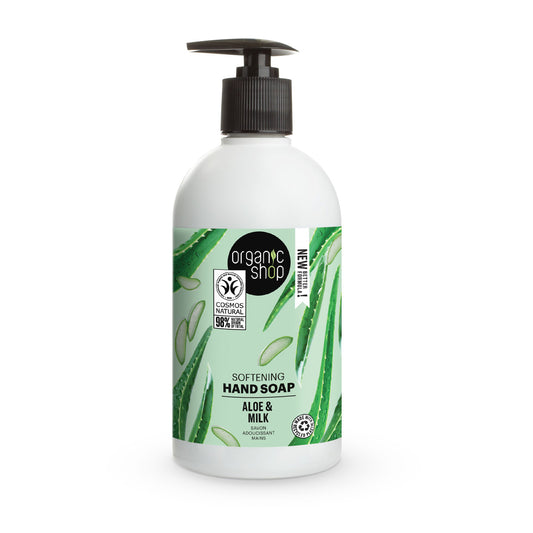 Jabón de Manos Suave Aloe de Barbados Organic Shop 500 ml