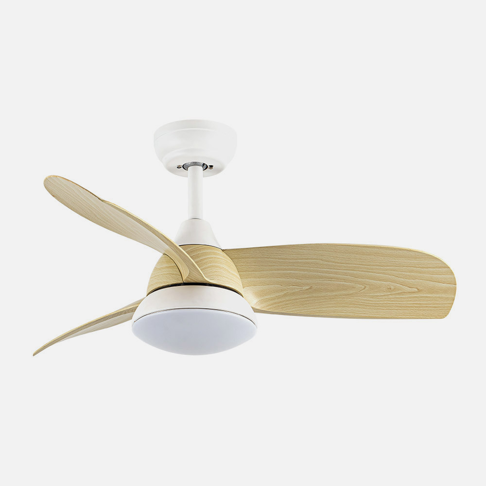 Ventilador Dc Atomo 24w Blanco 3aspas Haya 91d 2640l 6vel 3000k,4000k,6000k Remoto+memoria+temporizador_2