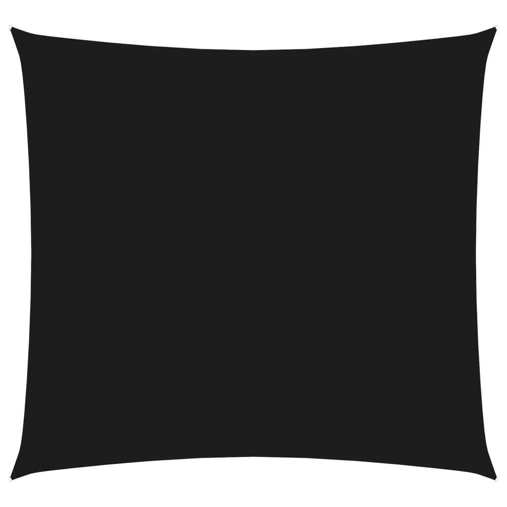 Vidaxl Toldo De Vela Cuadrado Tela Oxford Negro 4,5x4,5 M_0