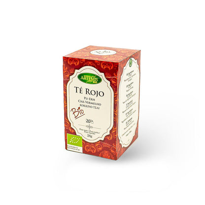 Te Rojo Puerh Bolsitas Eco 20 Filtros Artemisbio