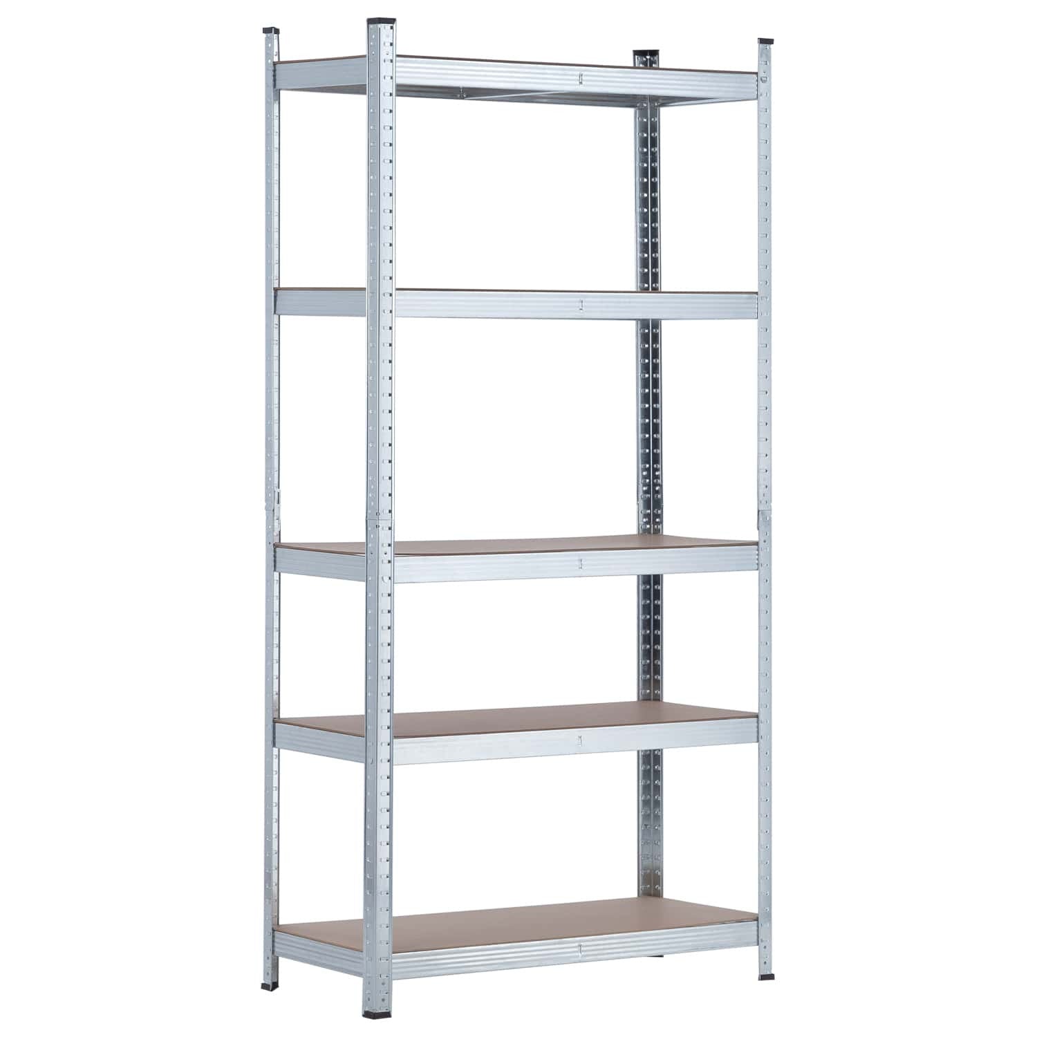 Estantería Modular Con 5 Baldas Ajustables 180x90x40cm 875kg O91_0